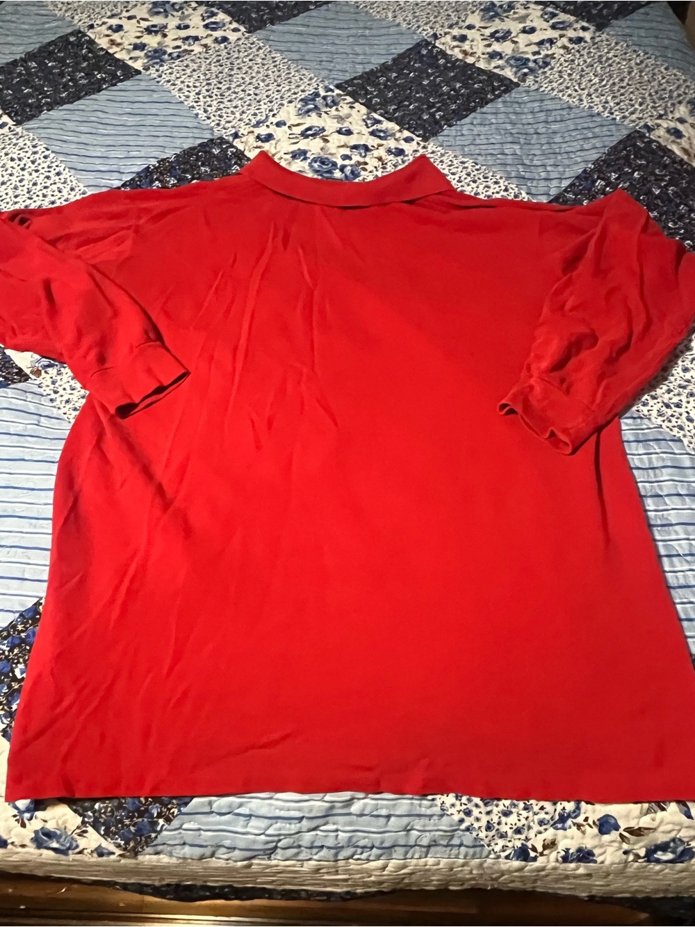 VINTAGE Polo Ralph Lauren Men’s Red XL Polo - Picture 8 of 8